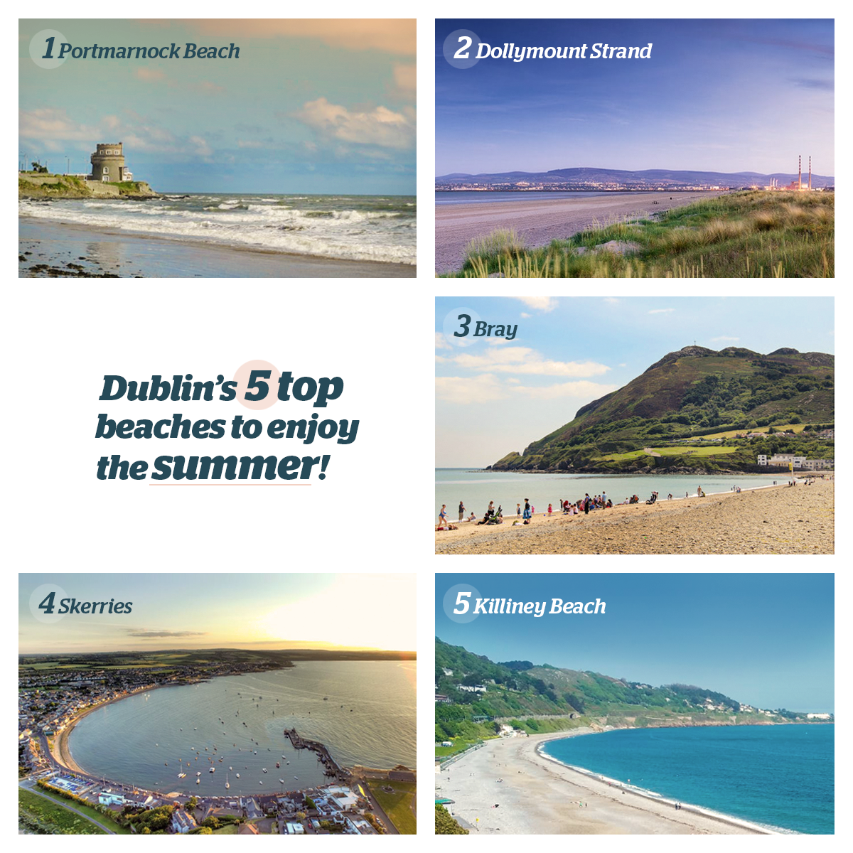 Dublin’s top 5 beaches to enjoy the summer! Academic Bridge