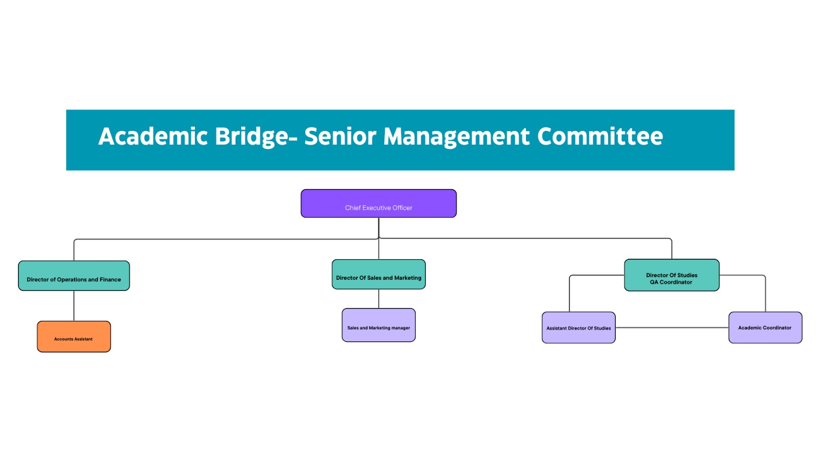 Academic Bridge Senior Management Committee